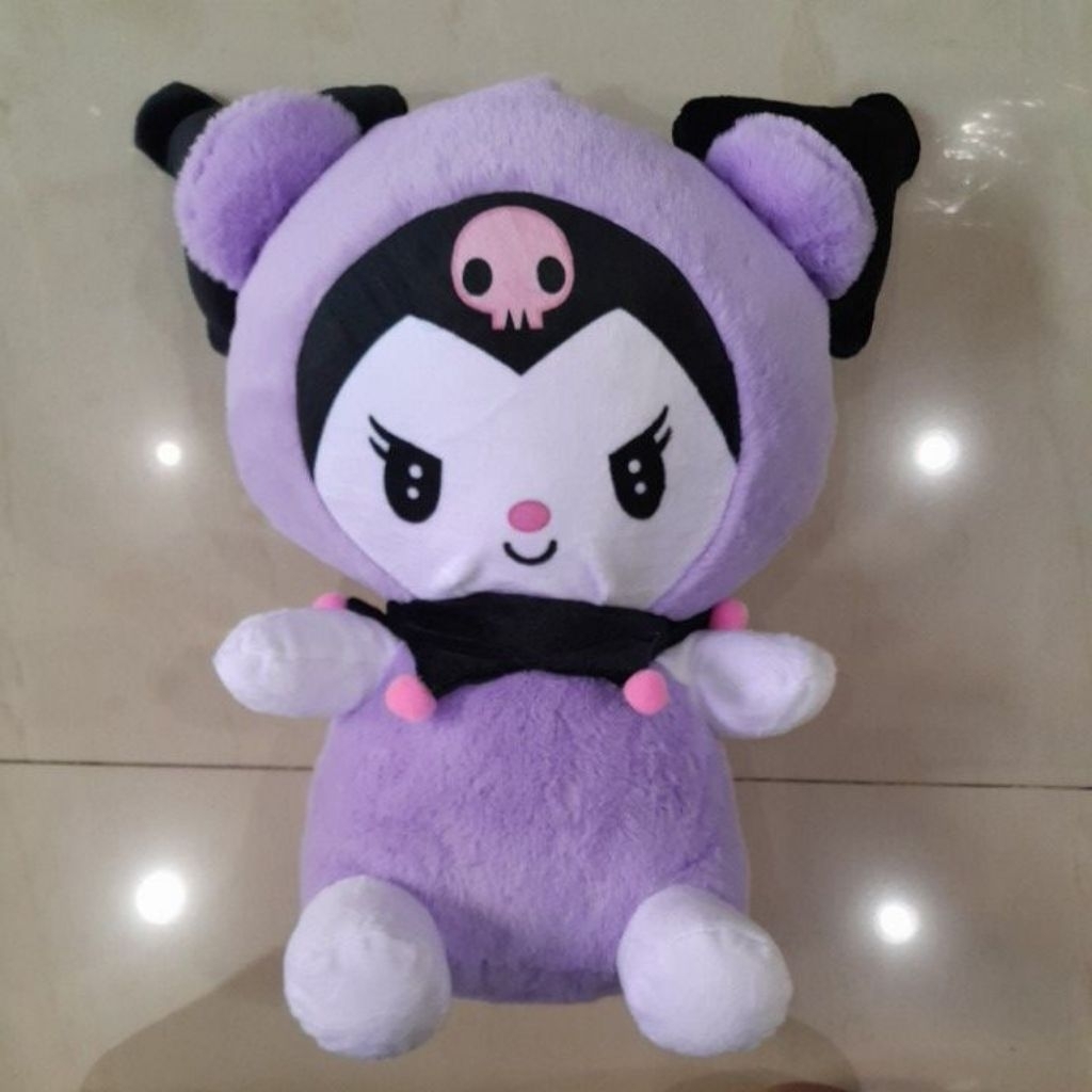 Boneka Kuromi L Melody Doll Kuromi Plush Toys Boneka Kuromi Cute