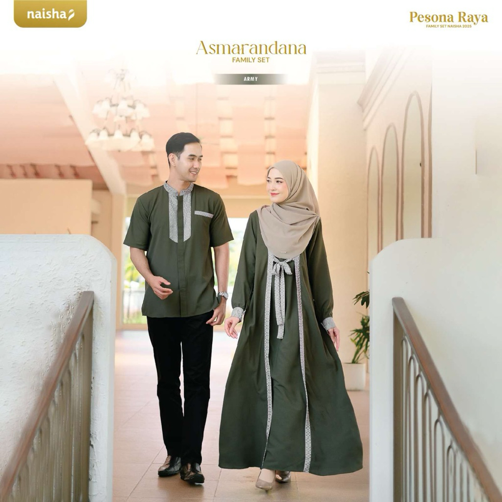 Naisha set couple suami istri original