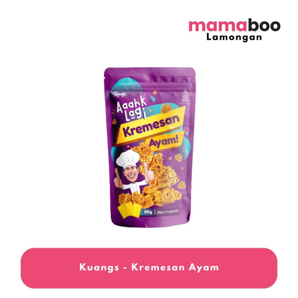 

Kuangs - Kremesan Ayam/Teri Original/Keripik Ikan Tengiri 100% Halal & Tanpa Pengawet