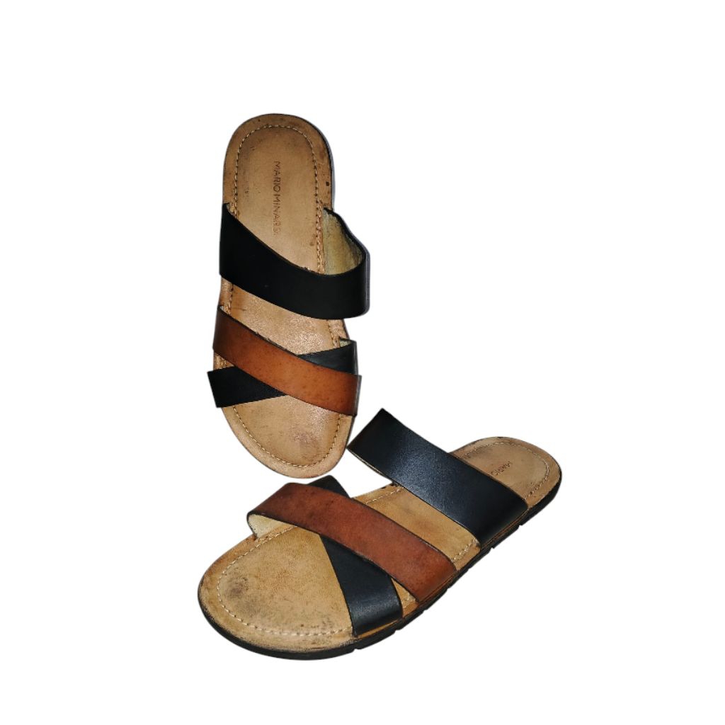 sandal mario Minardi size 39 coklat