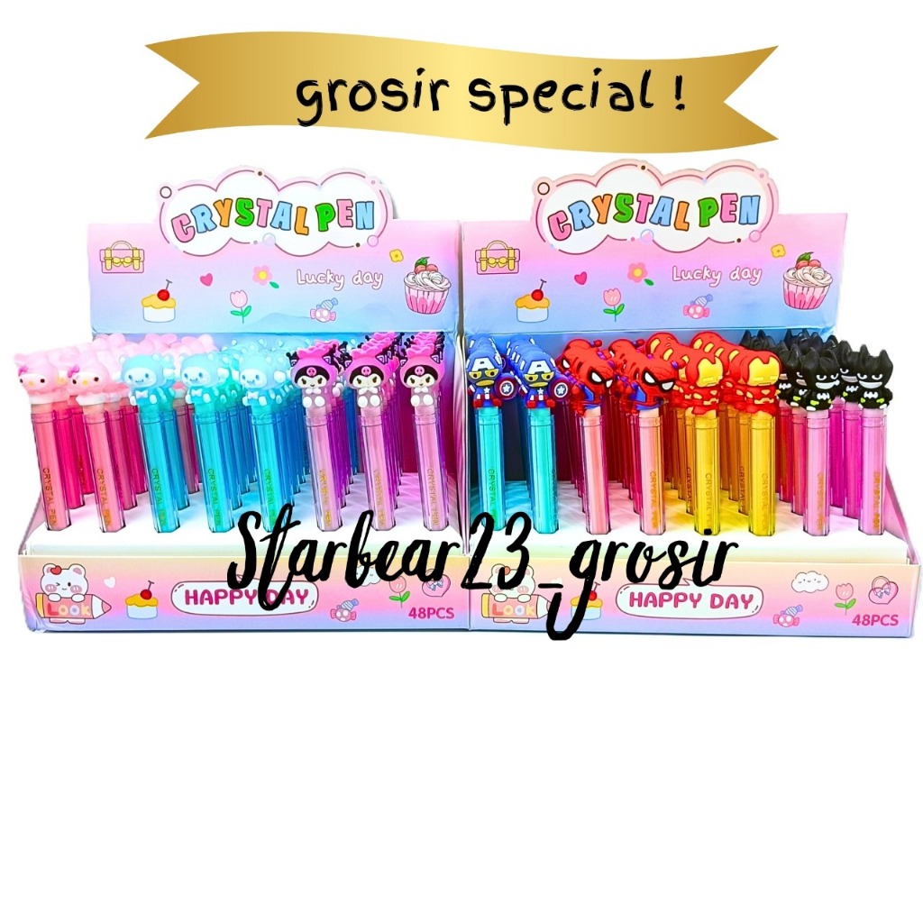 

Bolpen Brystal / Bolpen Imut Karakter Sanrio and Friends (HXC 288)