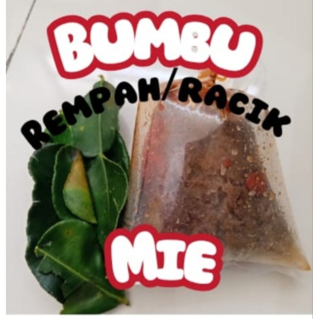 

BUMBU MIE REMPAH/RACIK
