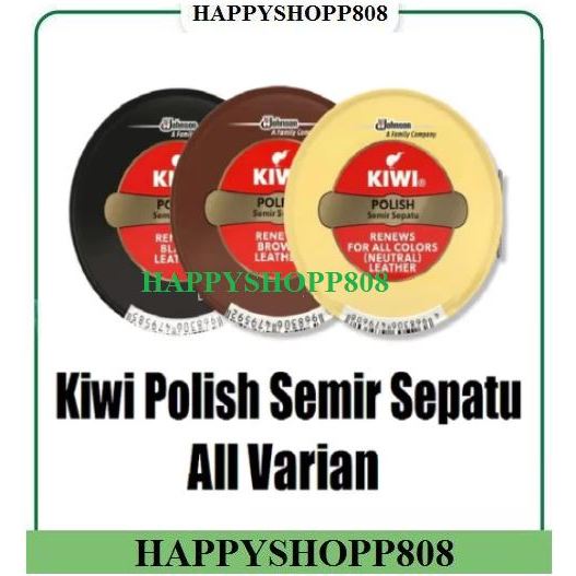 [ KIWI SEMIR SEPATU BULAT PADAT ] Kiwi Paste All Varian - Semir Kiwi / Kiwi Semir Sepatu