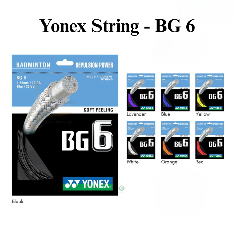 Senar Raket Bulutangkis / Senar Yonex String BG6 Bg 6 Original