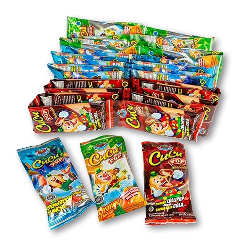 

Sehati Snack - Cucu Pop Fruit Permen Assorted Lolipop | 1pack(20pcs)
