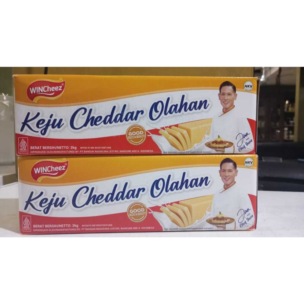 

keju wincheez keju cheddar olahan 2 kg exp 16.05.2026