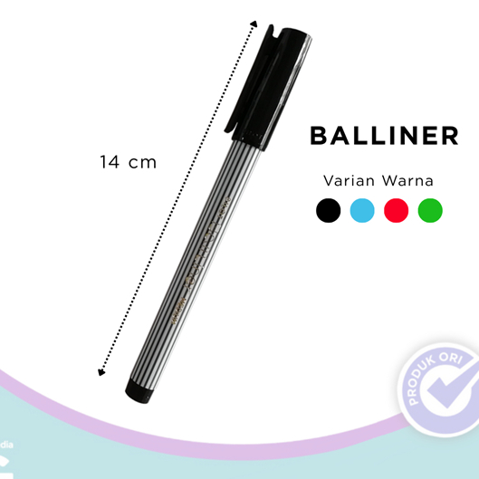 

1pcs Pulpen gel Pen gel size 1mm balliner tinta hitam