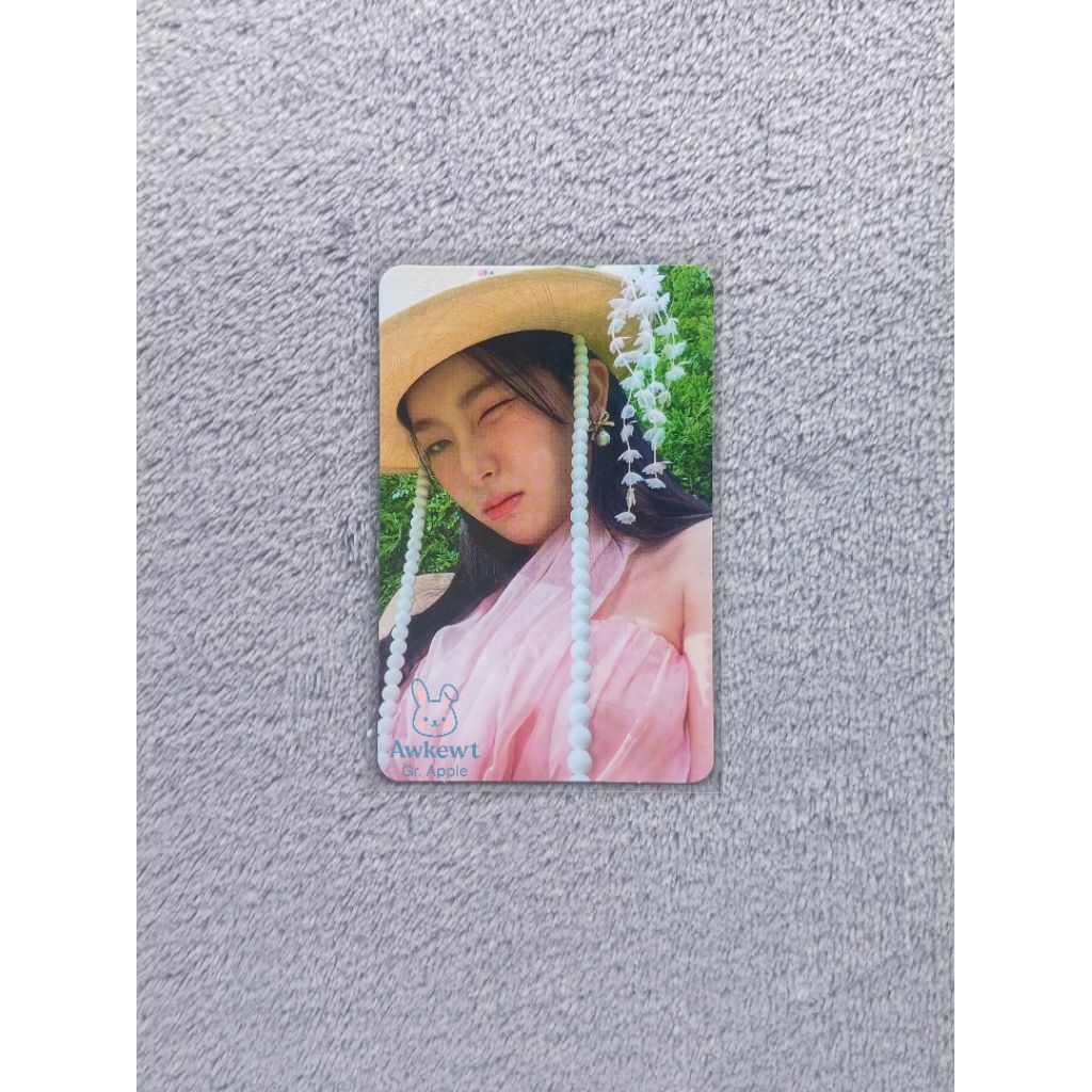 Seulgi feel my rhythm reve ver a wink official pc photocard red velvet