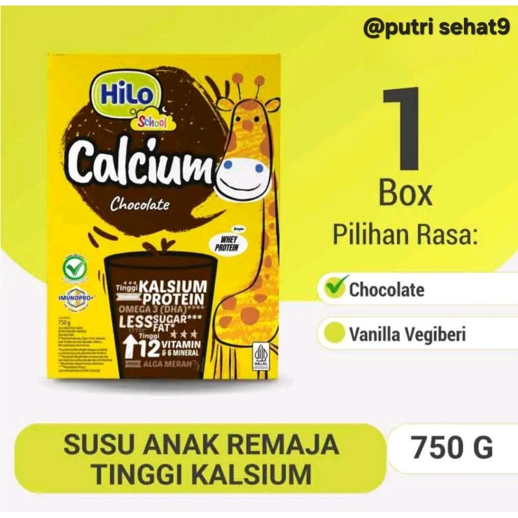 

HILO SCHOOL 750GR COKLAT, VANILA VEGIBERY