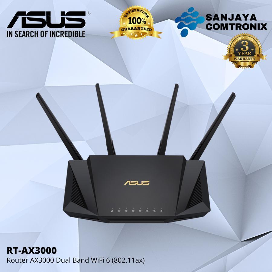 ASUS RT-AX3000 Router AX3000 Dual Band WiFi 6