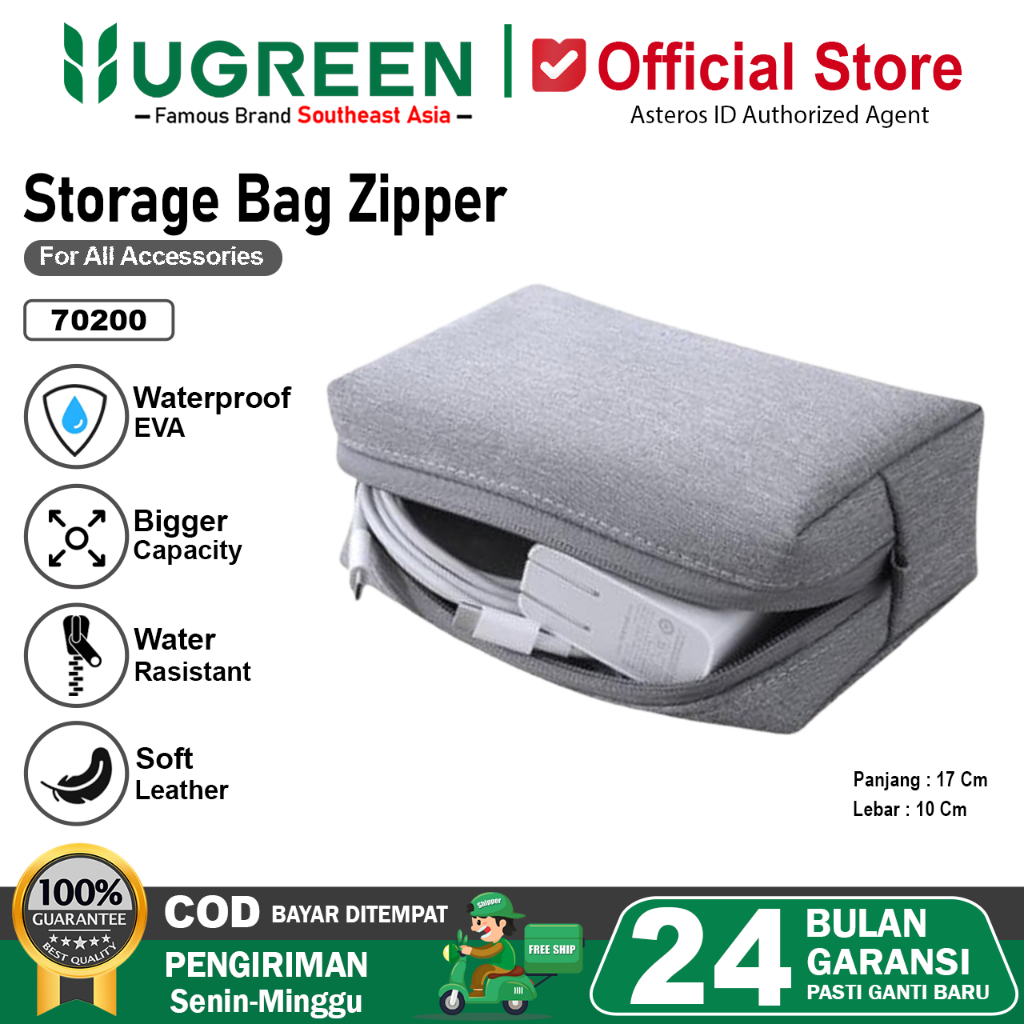 UGREEN Storage Bag Large Capacity Dompet Travel Portable Bag 70200