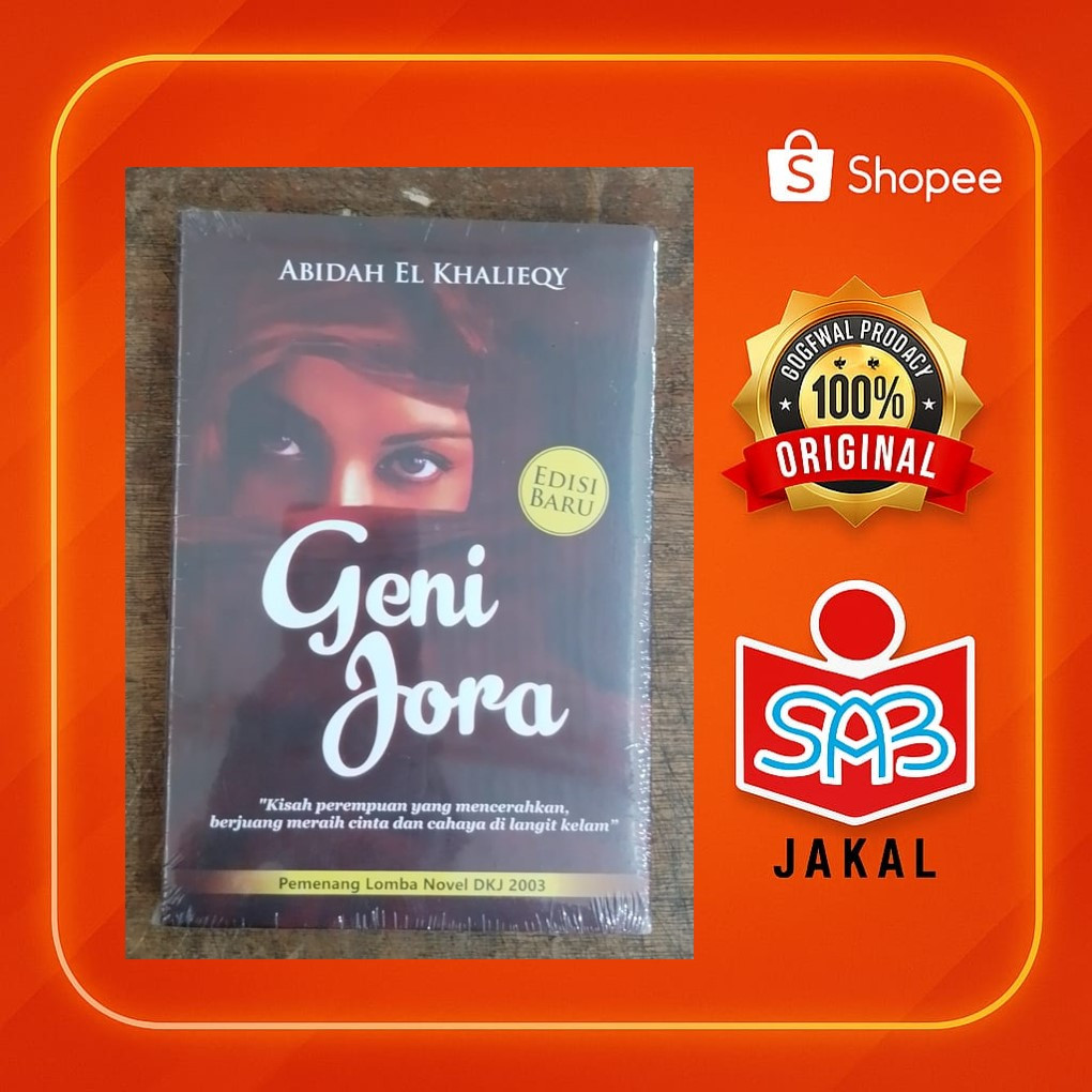 Novel Geni Jora – Buku Original Best Seller Terbaru Karya Abidah