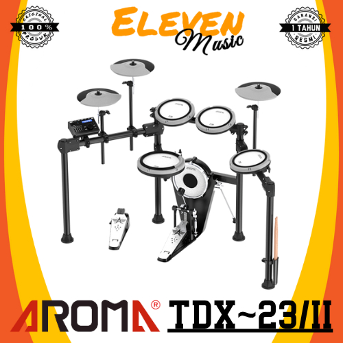 Aroma TDX23ii Digital Electronic Drum Kit Drum Elektrik AROMA TDX23/II