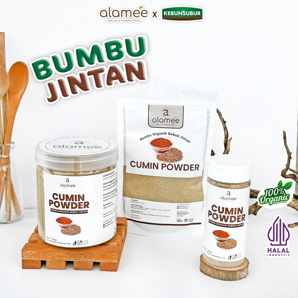 

ALAMEE Bumbu Dapur Jintan Bubuk Cumin Powder Bumbu Dapur Instan Jinten Caraway Seasoning Kebunsubur