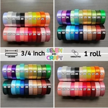 

Pita Satin 3/4 inch ( 2 cm )