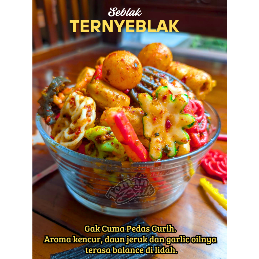 

Teman Baik Seblak Mix/Campur Pedas Gurih Daun Jeruk Recommended Camilan lokal