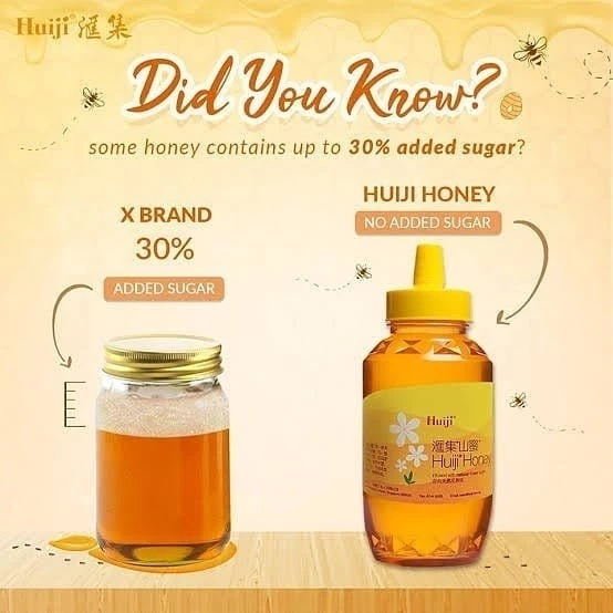 

Huiji Honey Madu Murni Asli Alami Import Singapore 1 KG (Original)