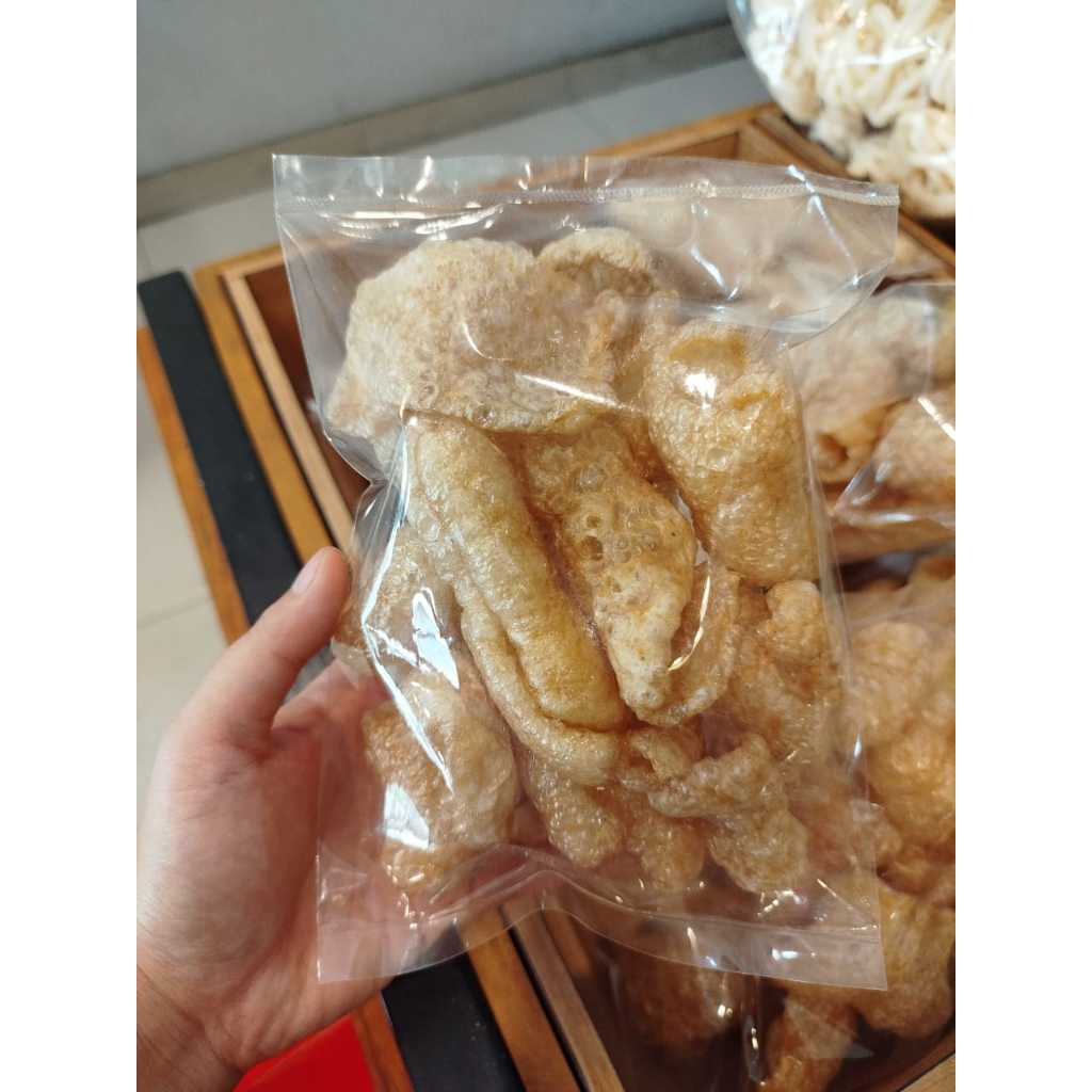 

Kerupuk Kulit Babi / Drokdok B2 30 grm