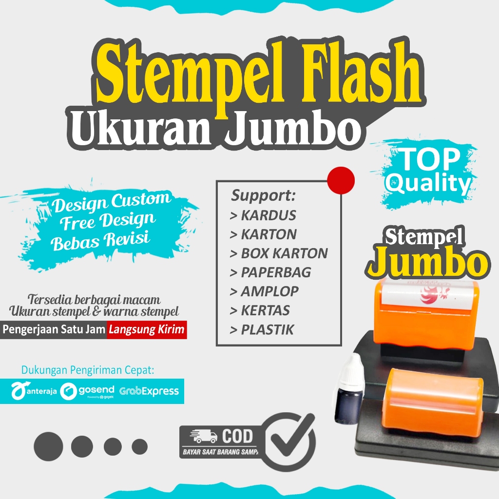 

Stempel Jumbo / Kardus / Kertas / Paperbag