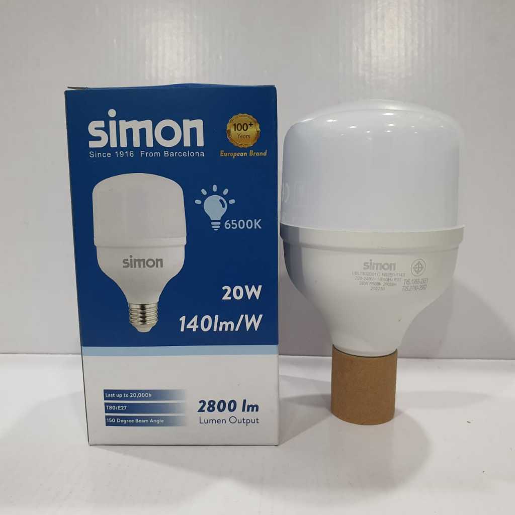 Lampu Led Simon 20W - Bola Lampu Led Rumah Super Terang