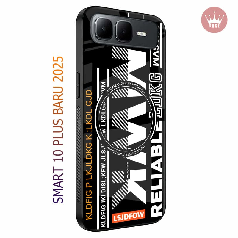 Softcase Kaca INFINIX SMART 10+ - casing handphone - INFINIX SMART 10+ [S28]