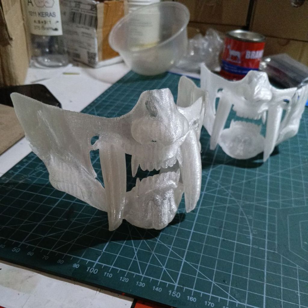 ONI MASK/ Topeng Oni Samurai Dewasa