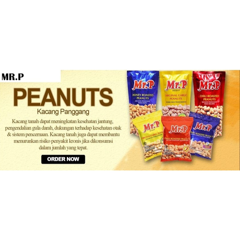 

(The Habit) MR.P KACANG MADU 40GR PAK
