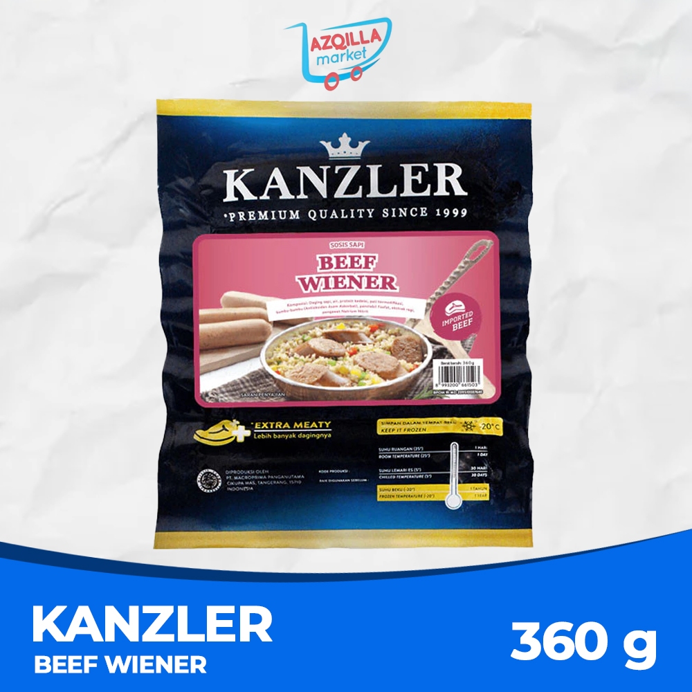 

KANZLER BEEF WIENER 360gr
