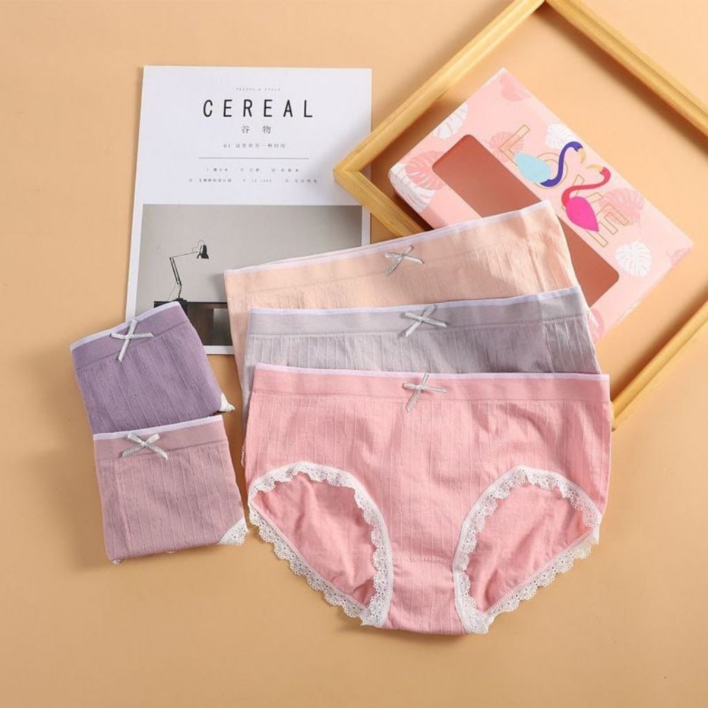 Celana Dalam Wanita Celebrity 5In1 Anti Bakteri Celana Dalam Wanita Korea