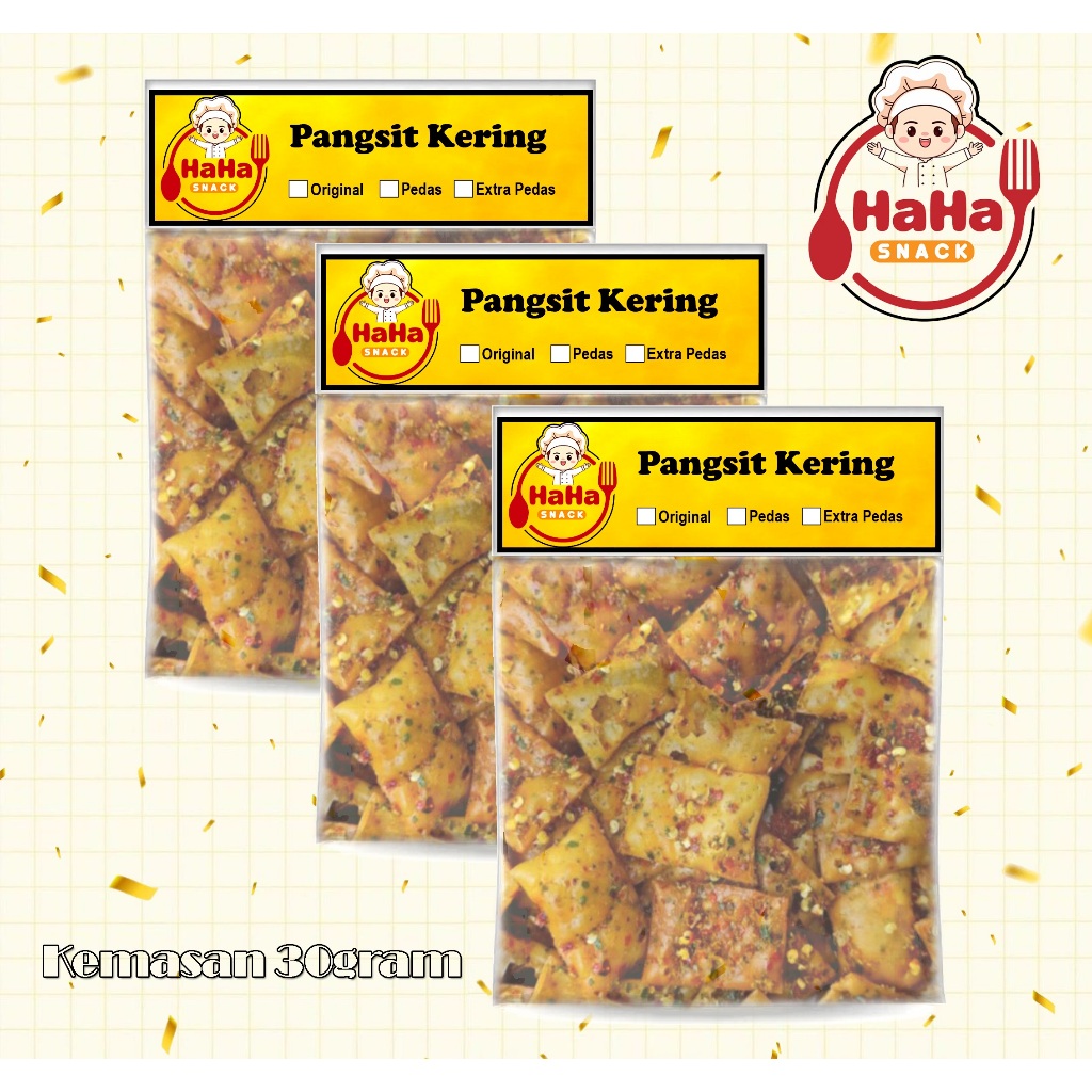 

PANGSIT KERING/PANGSIT PEDAS/KERIPIK PANGSIT