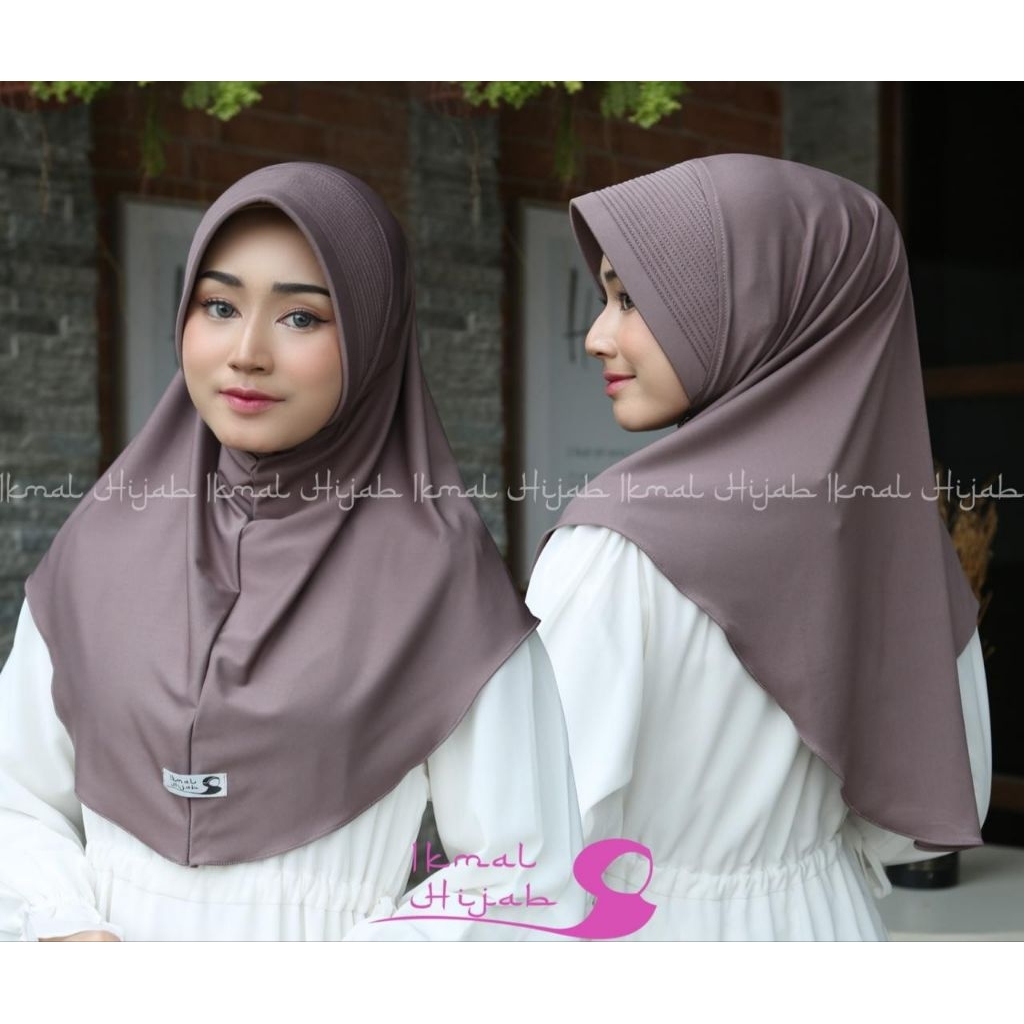 HIJAB PREMIUM INSTAN BERGO DAILY SIZE M  (IKMAL HIJAB)