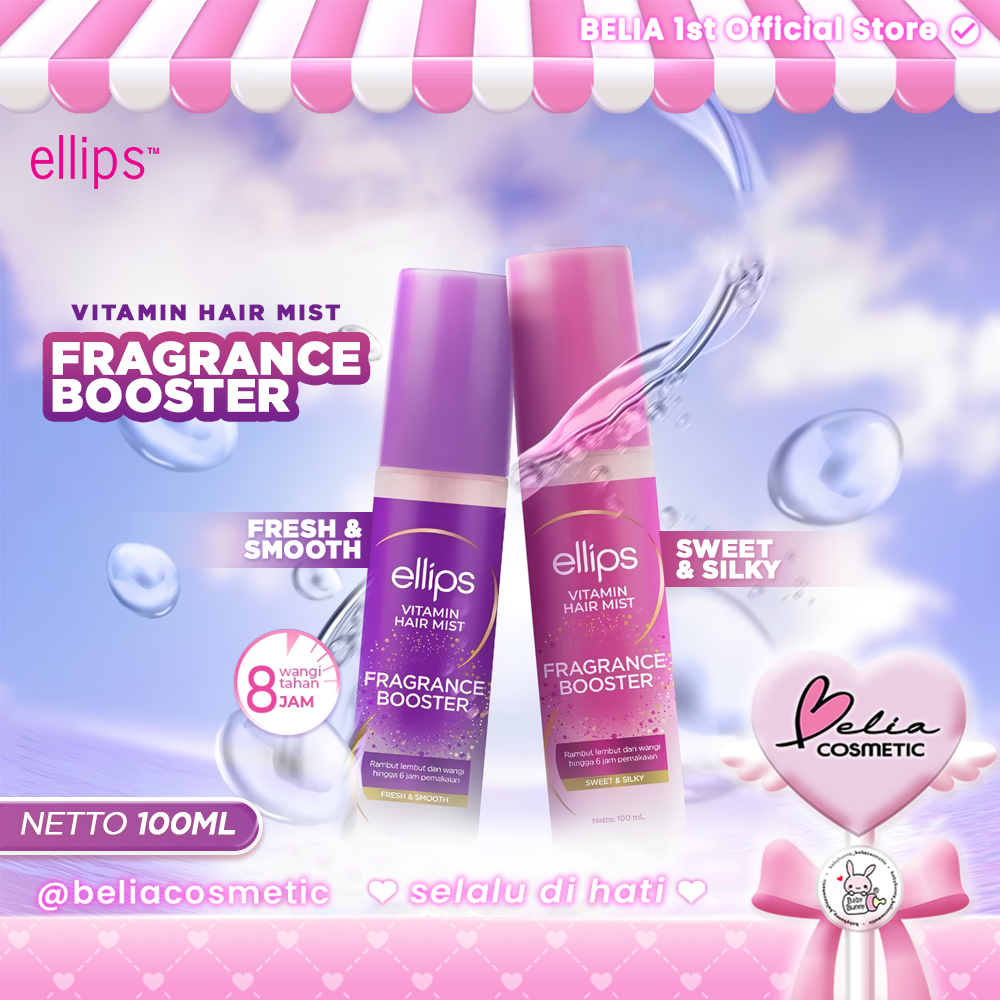 ❤ BELIA ❤ ELLIPS Vitamin Hair Mist Fragrance Booster 100ml | Parfum Rambut