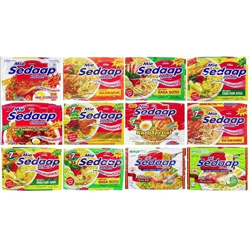 

MIE INSTAN SEDAP MIE SEDAAP ALL VARIAN GORENG KUAH