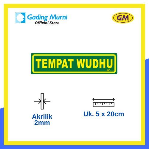

GM LABEL TEMPAT WUDHU LK-239 KECIL WARNA