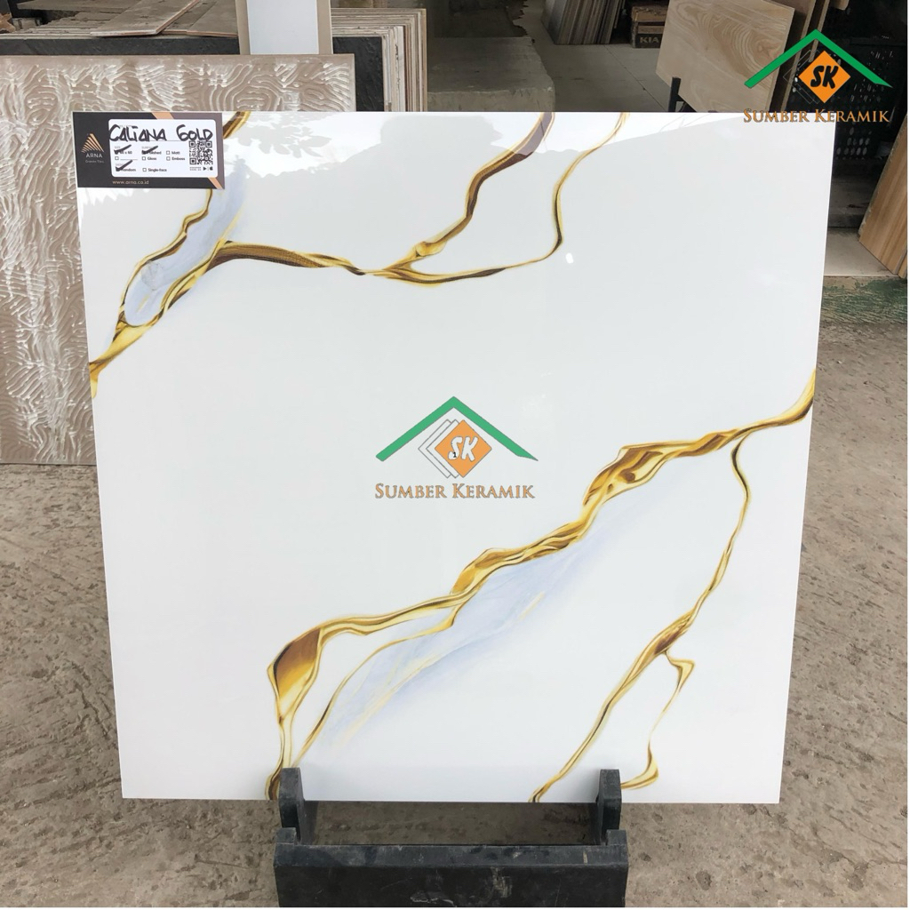 Granite lantai 60x60 Caliana gold | Arna | Glossy