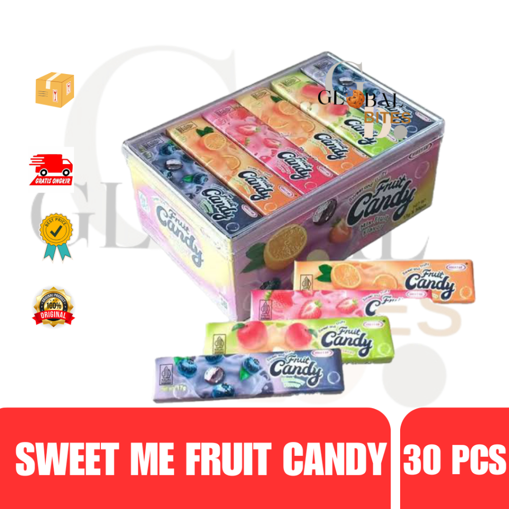 

Sweet Me Fruit Candy Permen Lunak isi 30 pcs