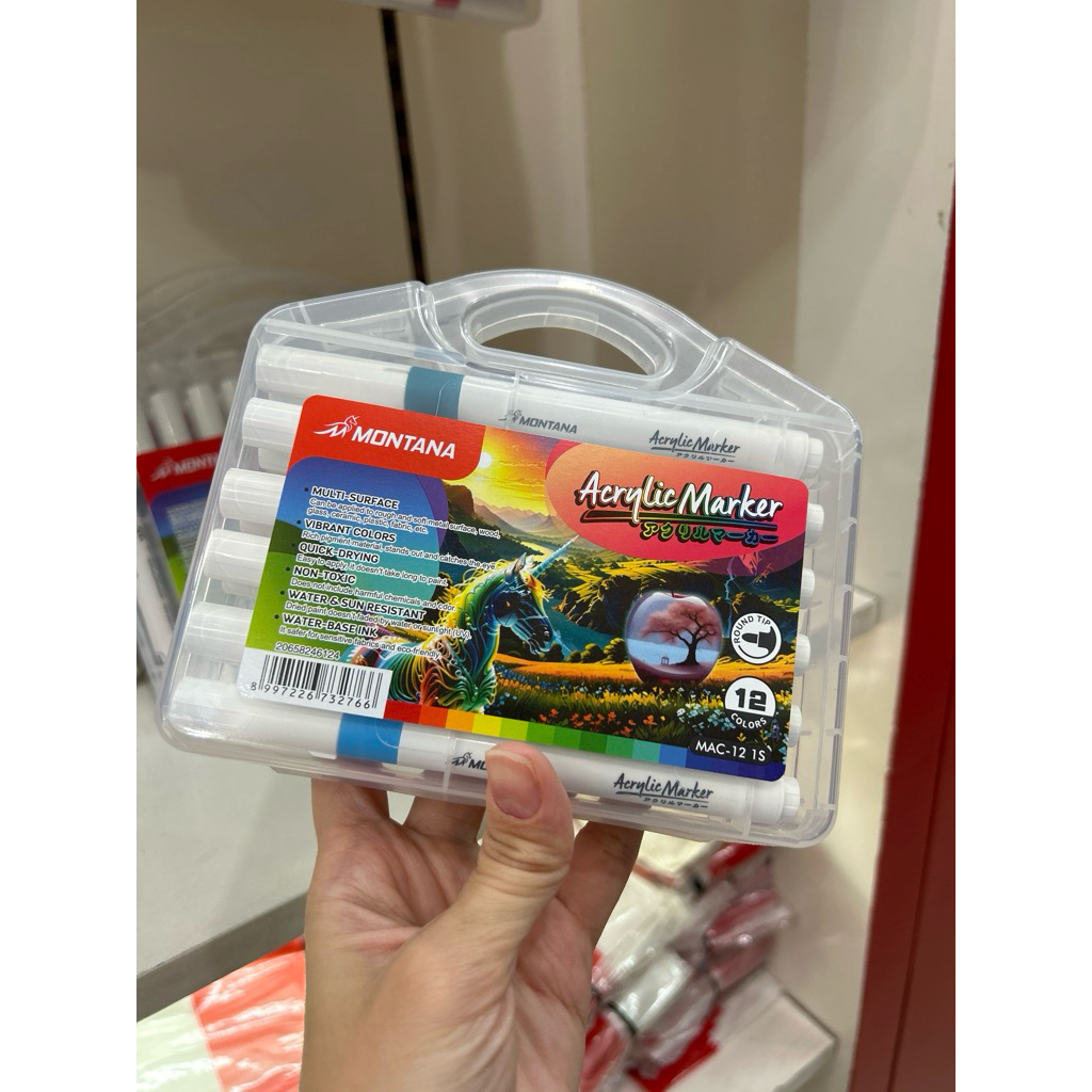 

Spidol Acrylic Montana 12 Warna