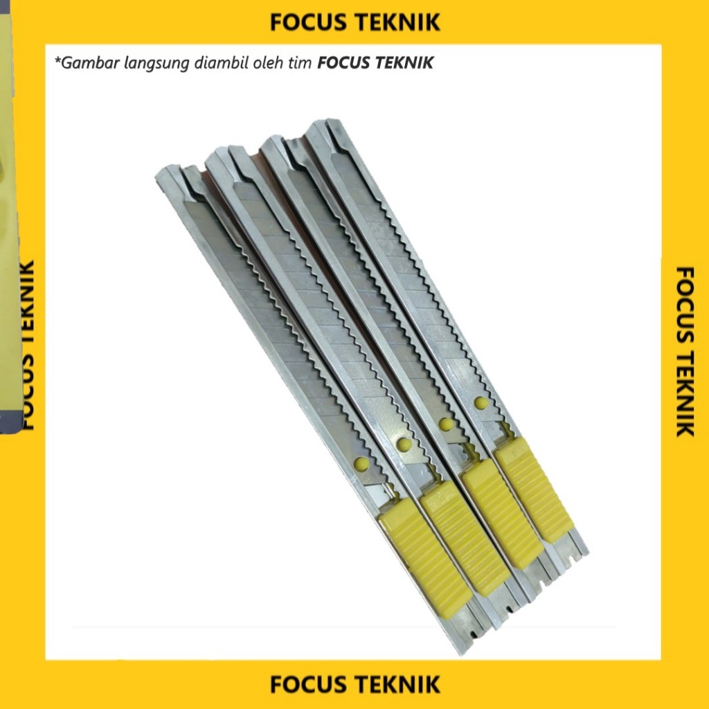 

JETJO TOOLS / LAKONI PRO Cutter 9mm + Isi Ulang – Presisi & Praktis untuk Kebutuhan Harian!