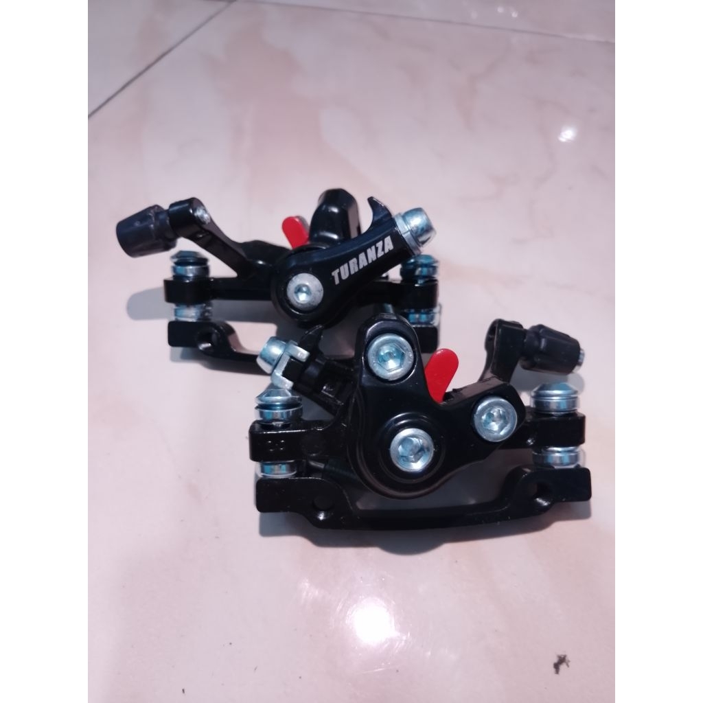 Caliper Rem Turanza Cakram Sepeda Cakram Mekanik Sepeda Lipat MTB Minion Seli Selly