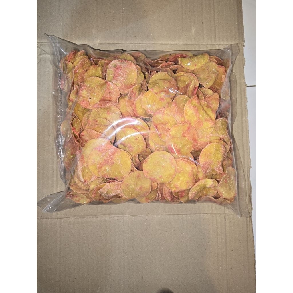 

kerupuk gendar manis pedas 500gr