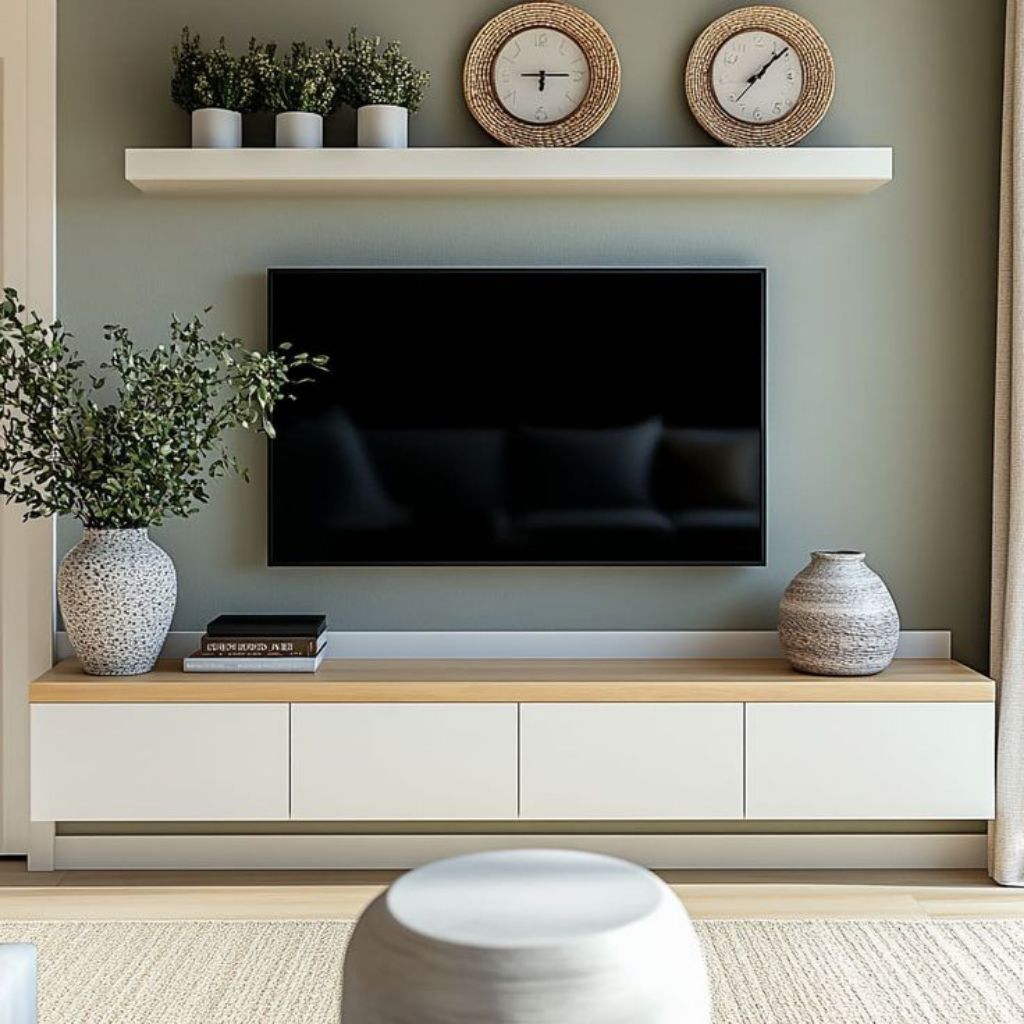 meja tv gantung minimalis modern