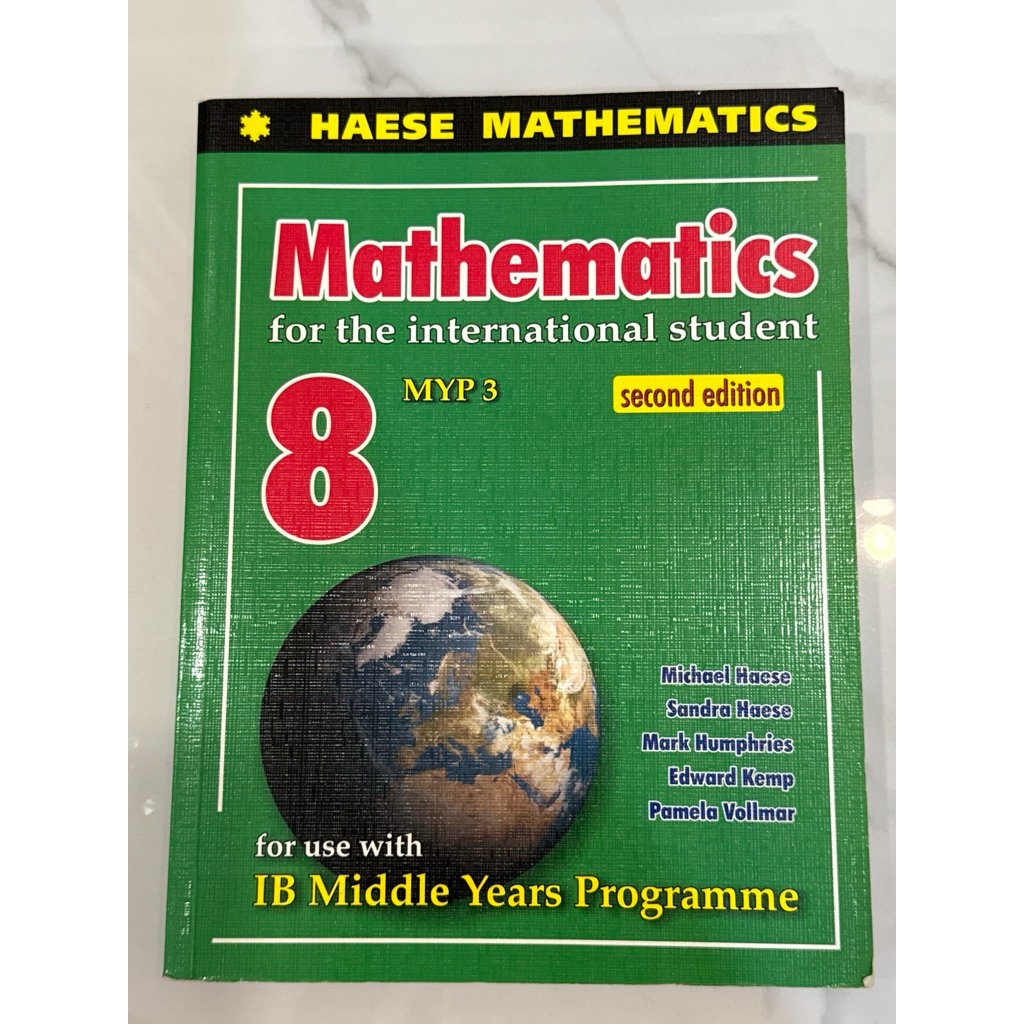 Haese Mathematics 8 Second Edition