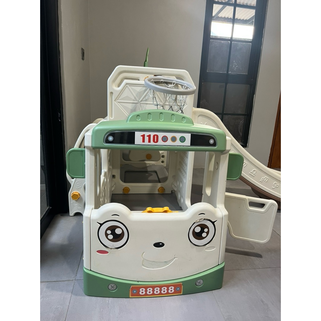 Baby bliss Bus tayo 2in1 3in1 4in1 Slide Swing WM19090 19089 Perosotan