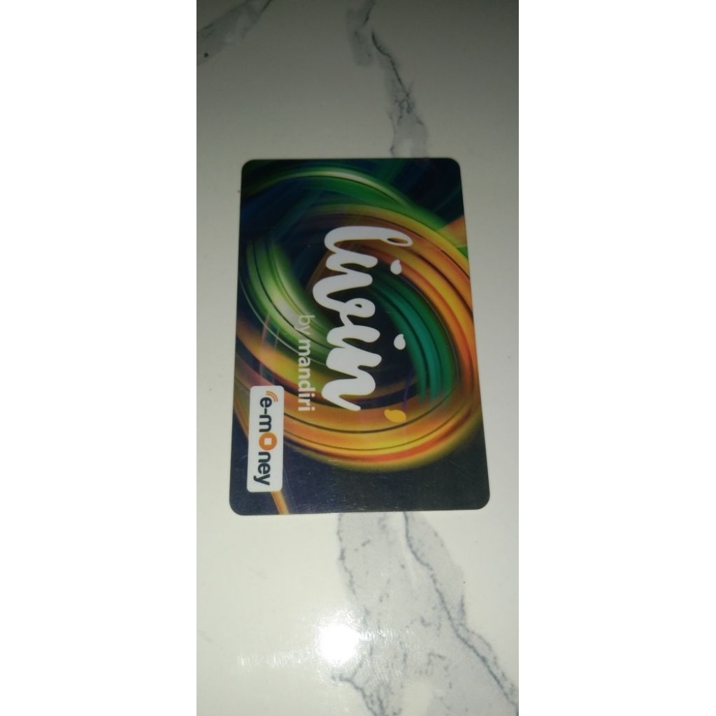 Kartu e-toll e-money bekas