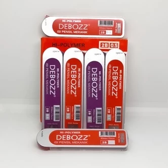 

Debozz mechanical pencil lead isi 12 pcs - isi pensil mekanik simpinsil refill 2B Ori 100% Original Asli Authentic