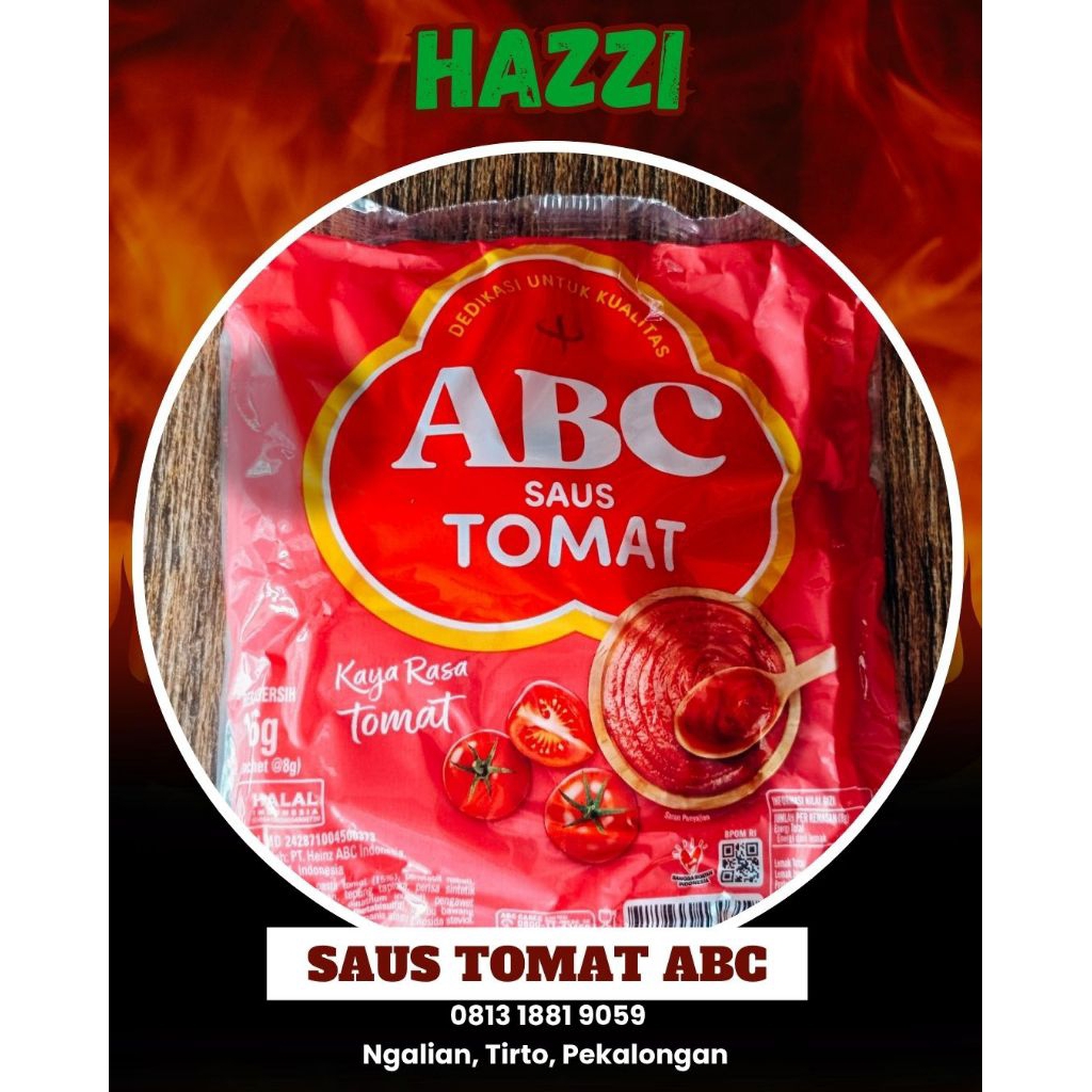 

Saus Tomat ABC - sachet isi 22 pcs