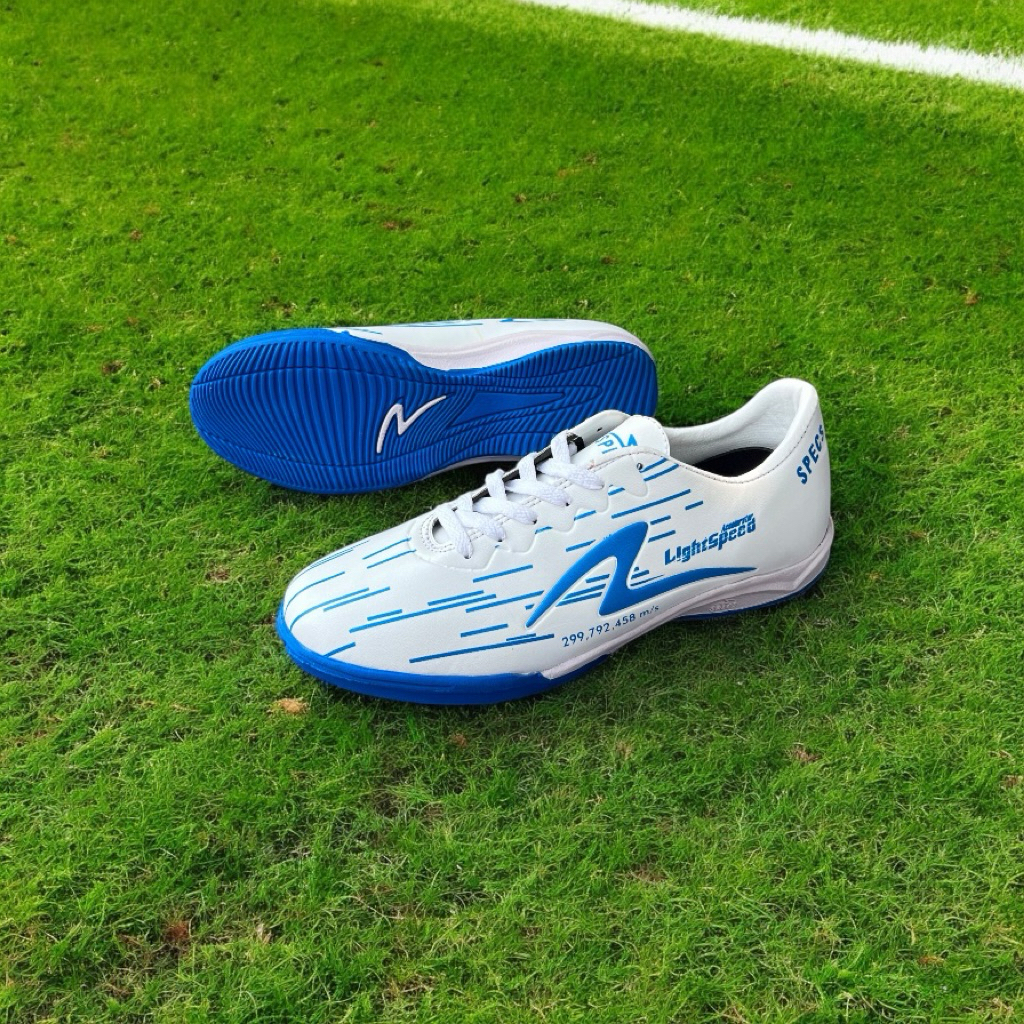 Gratong (Paket 5) Sepatu Futsal Specs Accelerator Lightspeed Warna Ungu Hitam Merah Premium