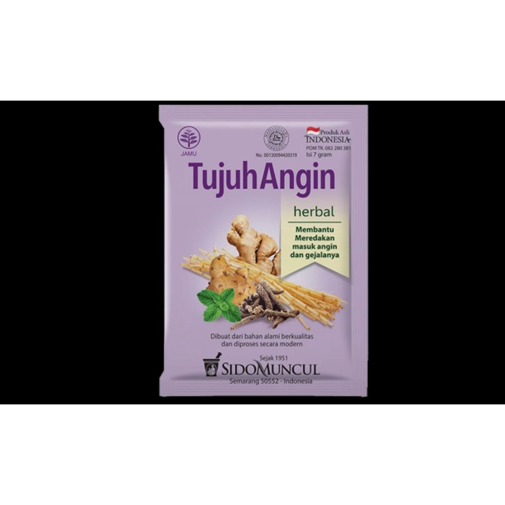 

Jamu Tujuh angin sidomuncul isi 10sachet