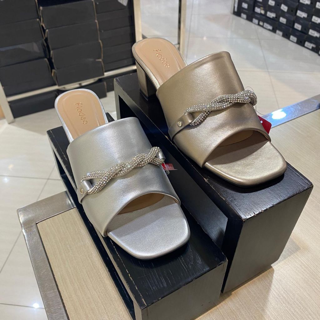 FLADEO ‼️ sandal wanita hak 5cm comfort ringan blink blink