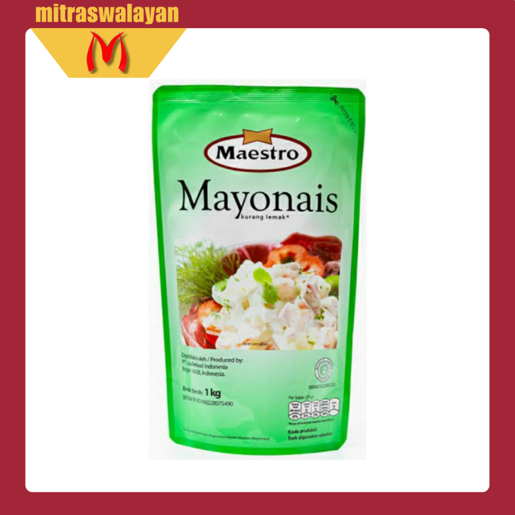 

MAESTRO Mayonais Kemasan Pouch 1 kg
